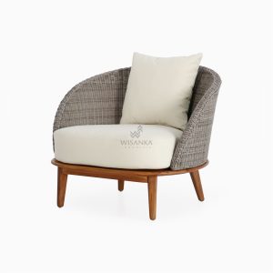 Malvin Living Sofa 1 Seater - Outdoor Rattan Garden Furniture