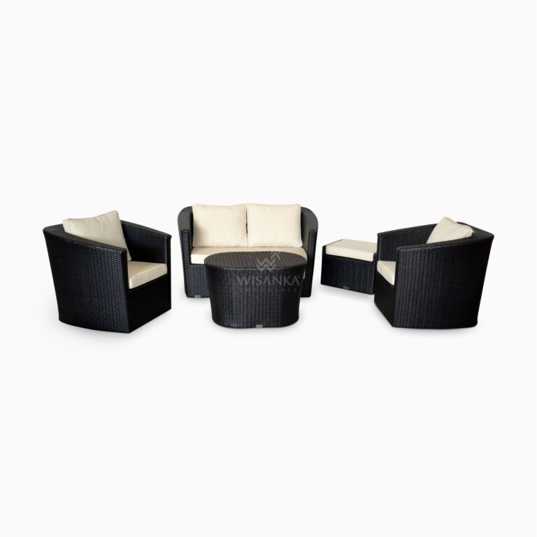 Luffy Living Set - Brown Patio Rattan Furniture Outdoor