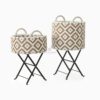 Dalton Planter - Fake Rattan Garden Planter