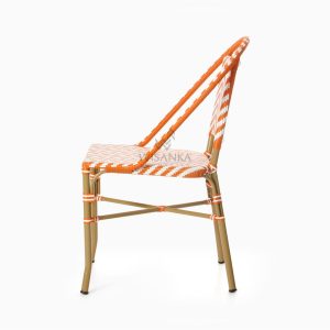 Renne Bistro Chair - Patio Arm Dining Seater - side