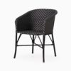 Uma Bistro Chair - Patio Arm Dining Chair - perspective