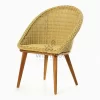 Lira Chair - Barrel Back Dining Chairs - perspective