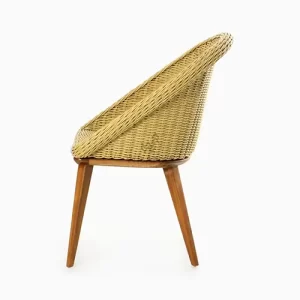 Lira Chair - Barrel Back Dining Chairs - side